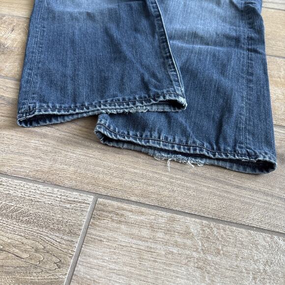 7 For All Mankind Womens Size 32 Jeans Bootcut 100% Cotton Medium Wash Wide Leg - Picture 7 of 16